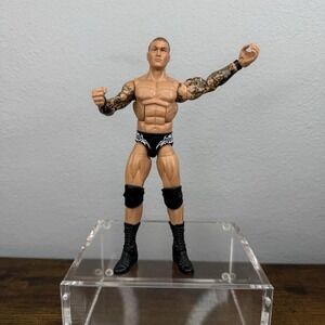 WWE Elite Collection Randy Orton Figure Best of 2010 Series Black White Trunks